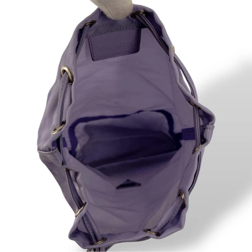 Prada Lilac Drawstring Pouch - image 12